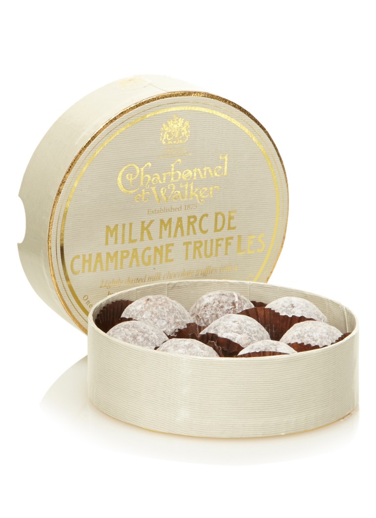 Charbonnel et Walker - Marc de Champagne truffels met melkchocolade - null