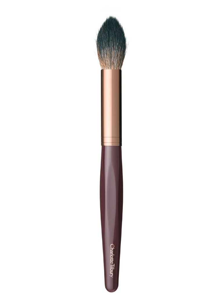 Charlotte Tilbury Powder & Sculpt brush contour kwast • Bordeauxrood