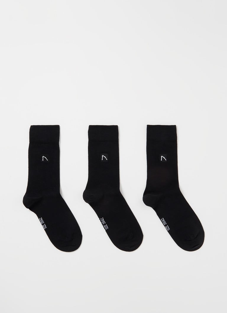 CHASIN' - Founder 2.0 sokken in 3-pack - Zwart