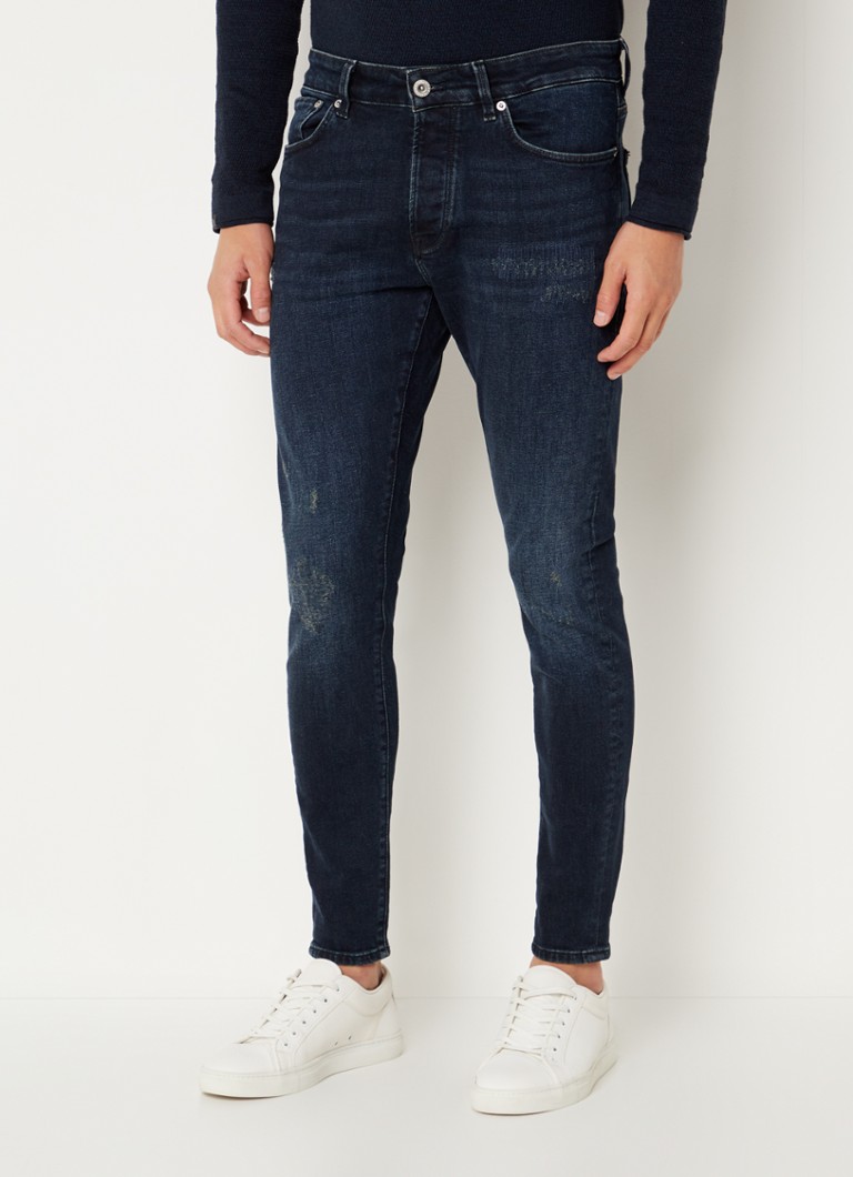 CHASIN' Iggy Astro skinny jeans met donkere wassing • Indigo • de Bijenkorf