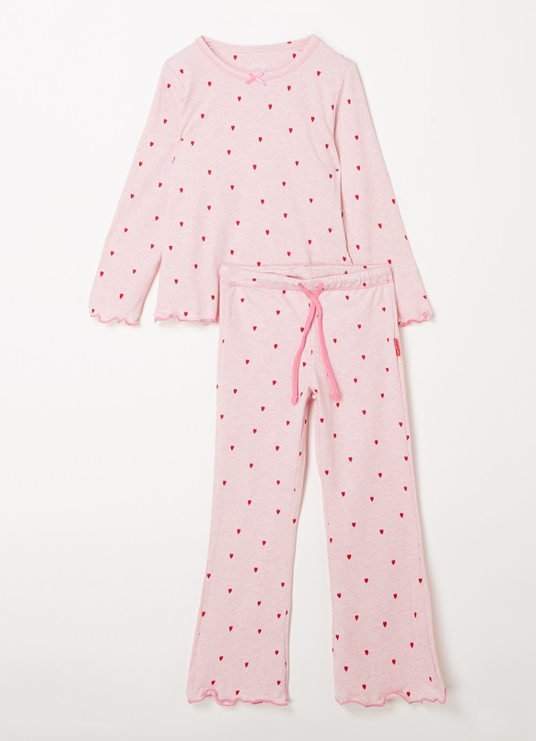 Claesen's - Pyjamaset met print - Lichtroze