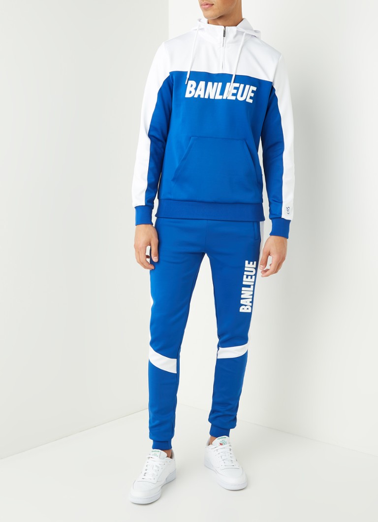 zwaan analyse zoogdier Clan de Banlieue 3D trainingspak met logoprint • Blauw • de Bijenkorf