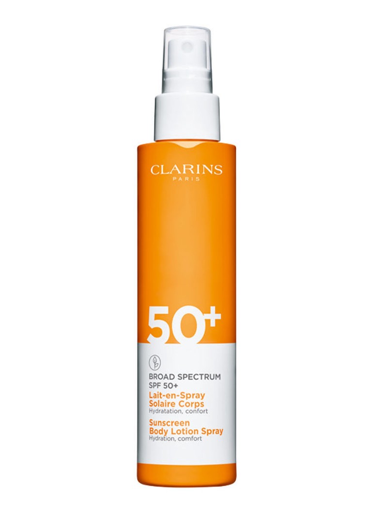 Clarins Lait-en-Spray SPF 50 Bodylotion spray - zonnebrand • de Bijenkorf