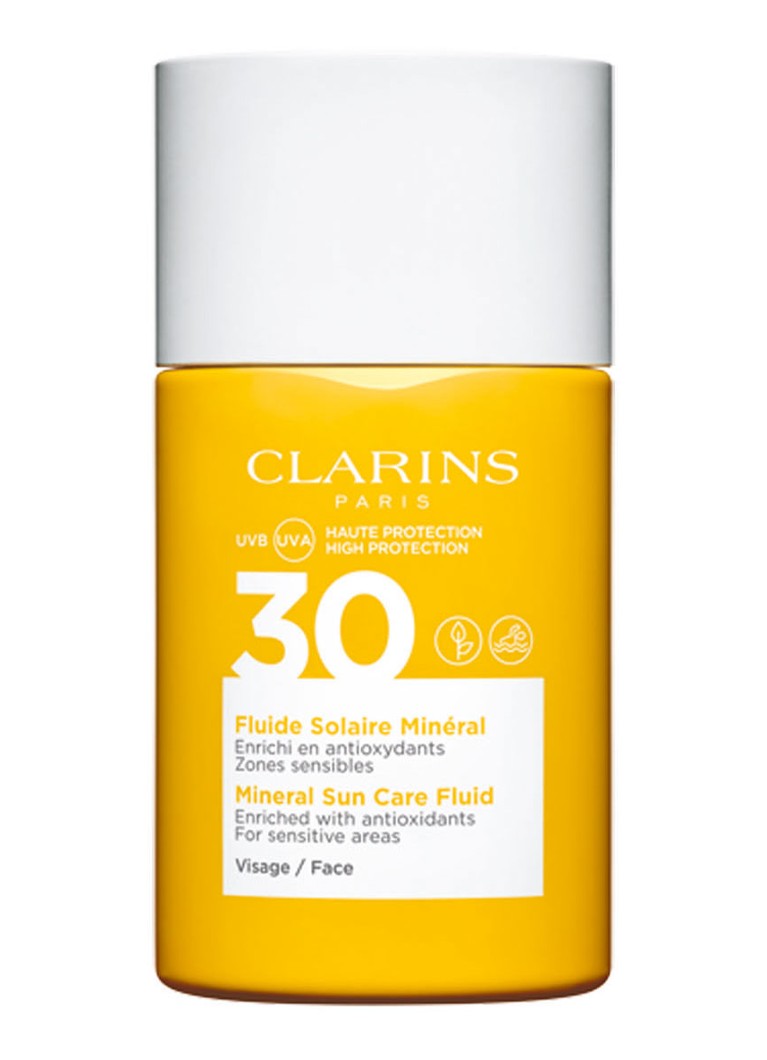 Clarins - Mineral Fluid Sun Care SPF 30 Face - zonnebrand - null