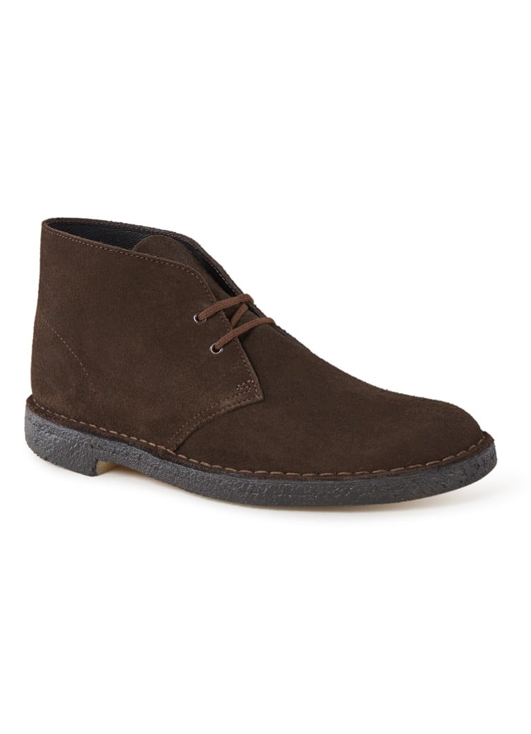 Dubbelzinnig Onaangenaam haat Clarks Desert boot van suède • Bruin • de Bijenkorf