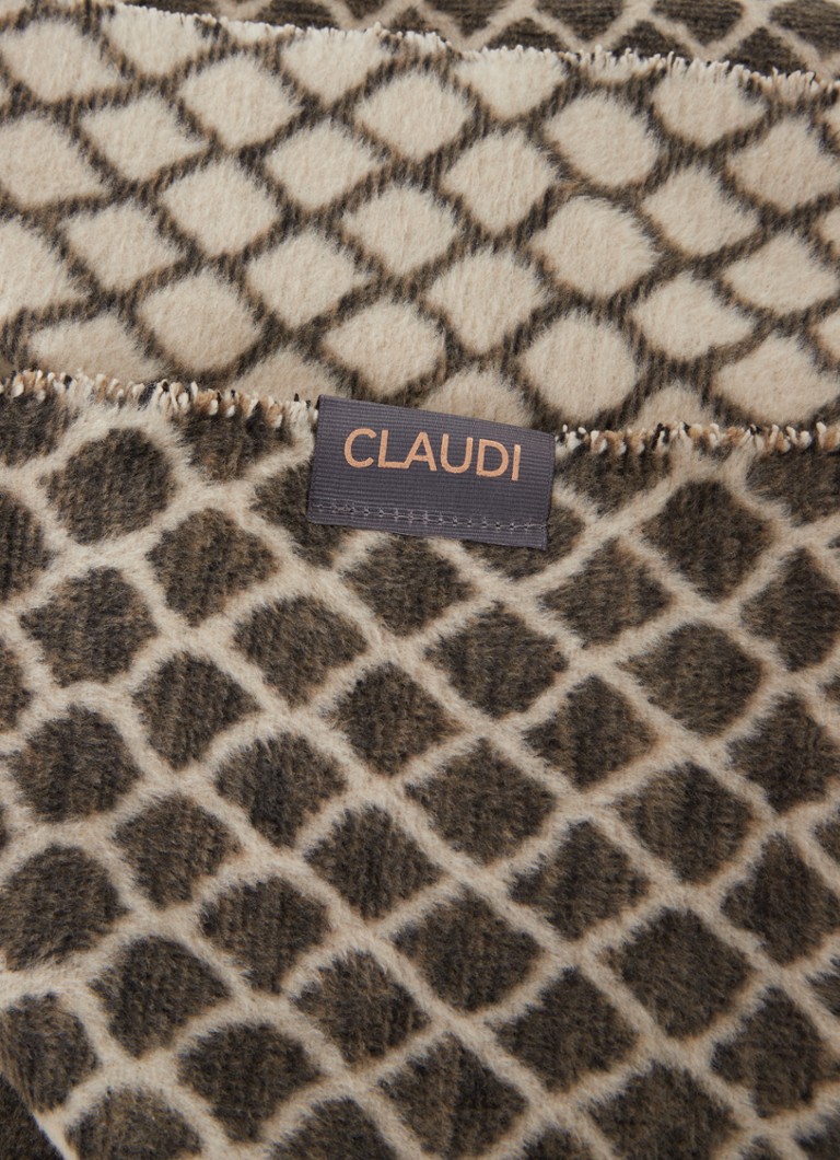 Claudi Colly plaid in katoenblend 150 x 200 cm • Grijs • de Bijenkorf