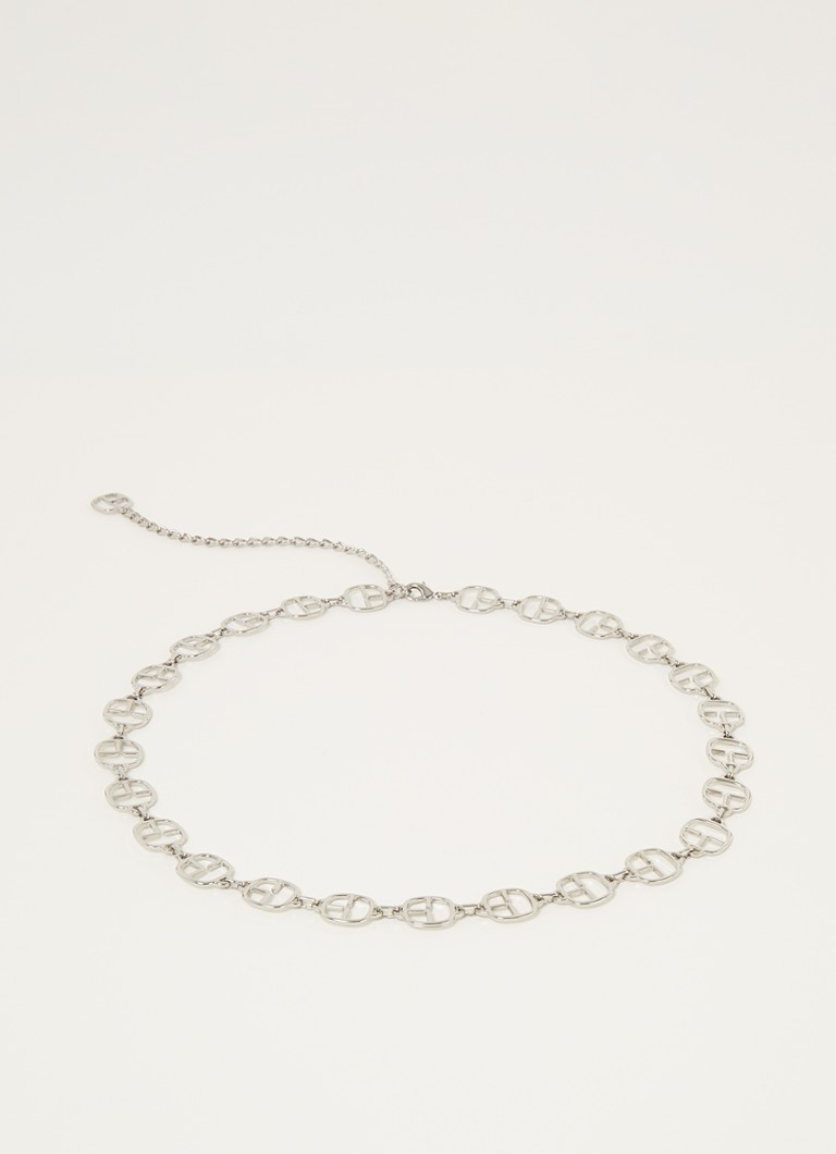Claudie Pierlot - Schakelriem met logo - Zilver