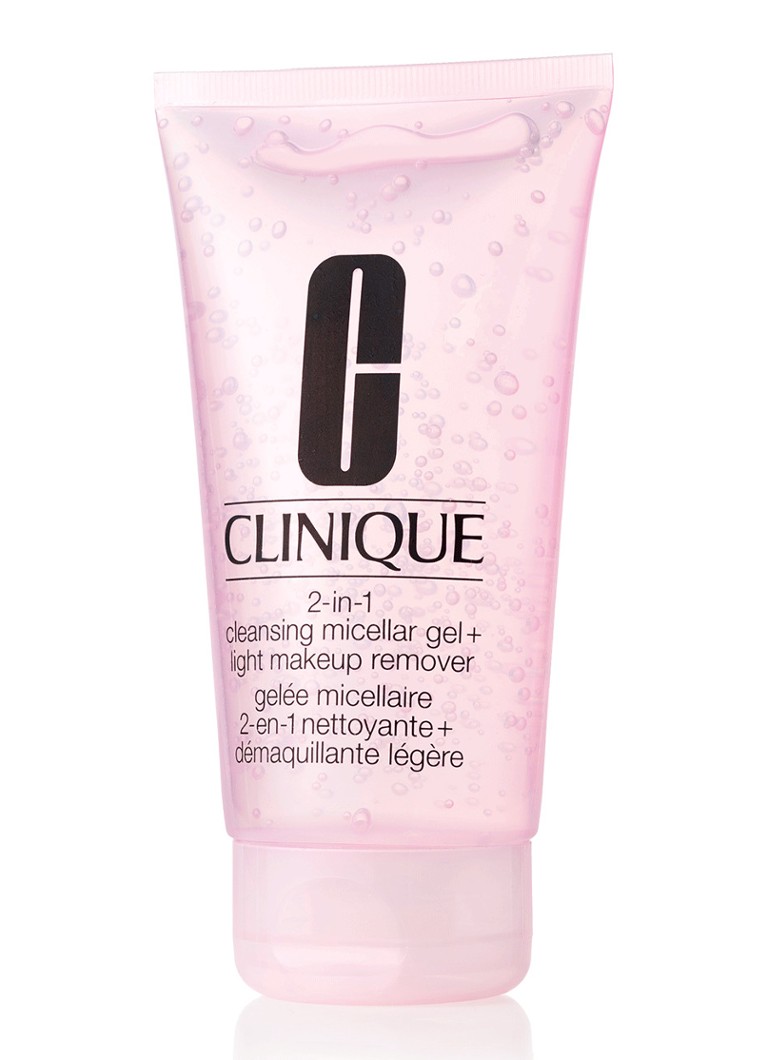 Clinique 2in1 Cleansing Micellar Gel + Light Makeup Remover makeup
