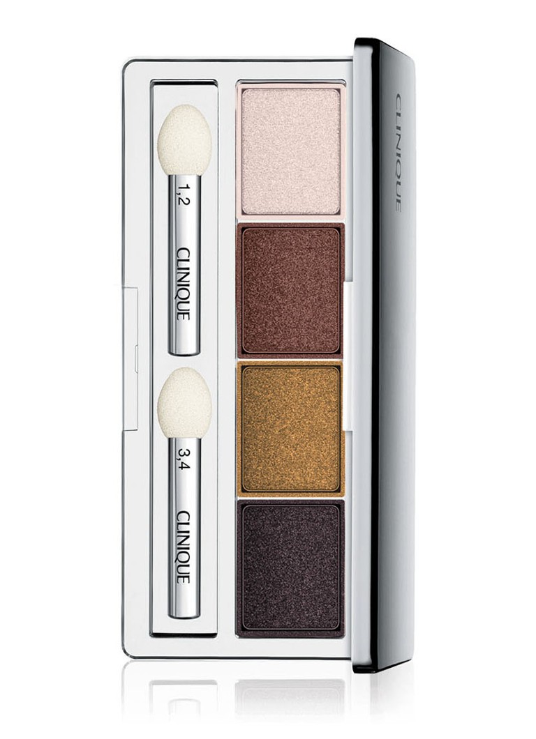 Clinique - All About Eye Shadow Quad - oogschaduw palette - Morning Java