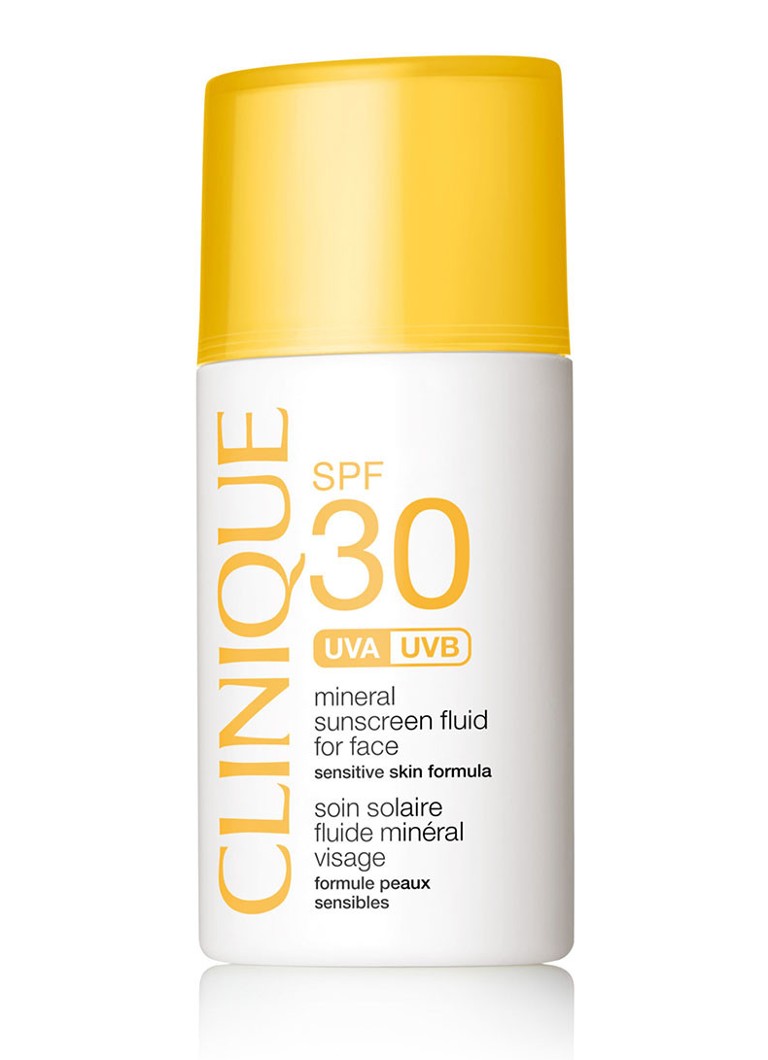 Clinique Mineral Sunscreen Fluid for Face SPF 30 zonnebrand • de Bijenkorf