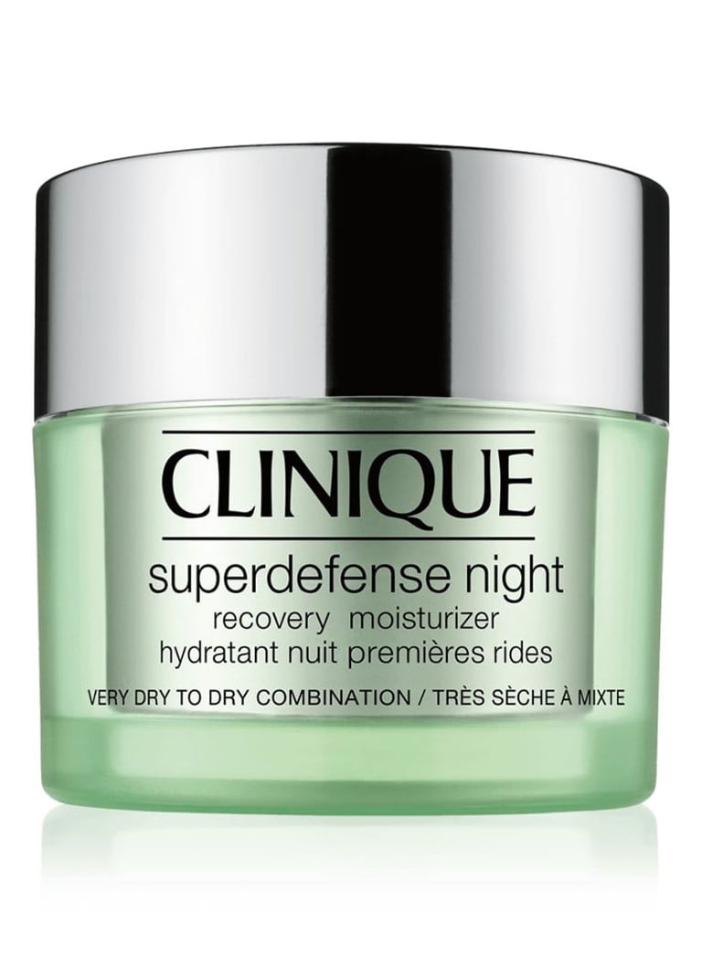 Clinique - Superdefense Night Cream - droge/gecombineerde huid - nachtcrème - null