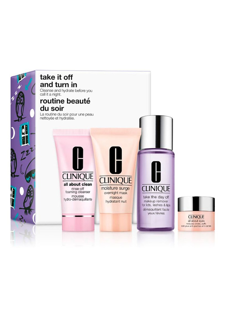 Clinique - Take It Off And Turn In Bedtime Basics Set - verzorgingsset - null