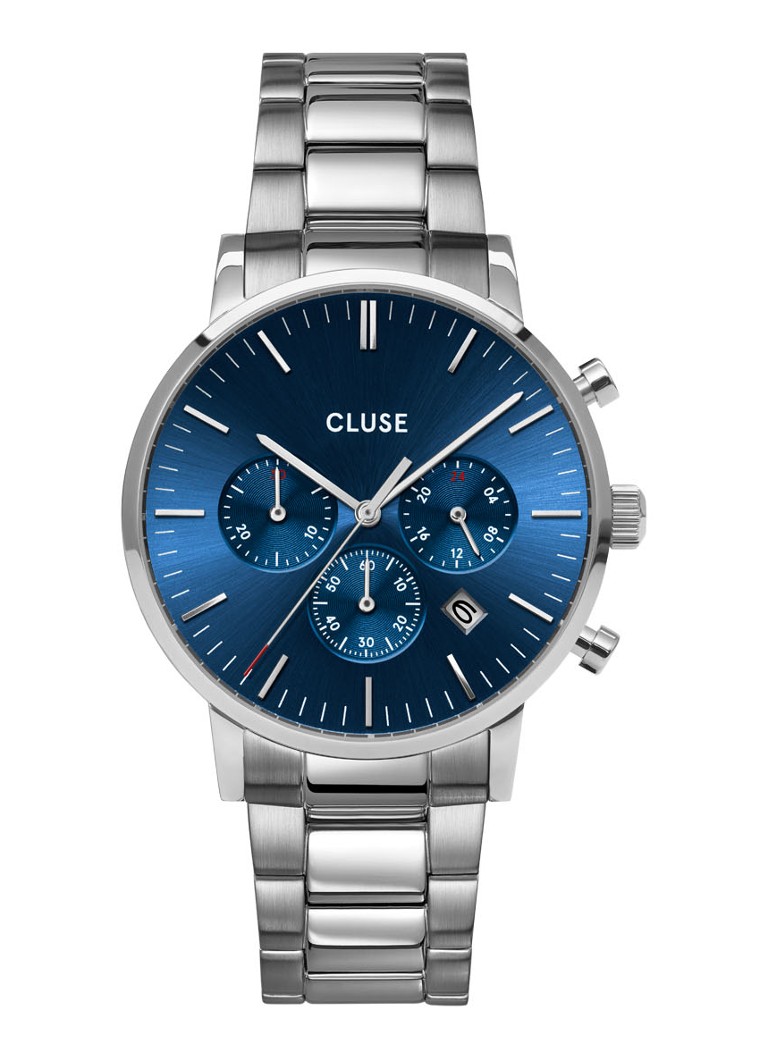 CLUSE - Aravis Chrono horloge CW0101502011 - Zilver