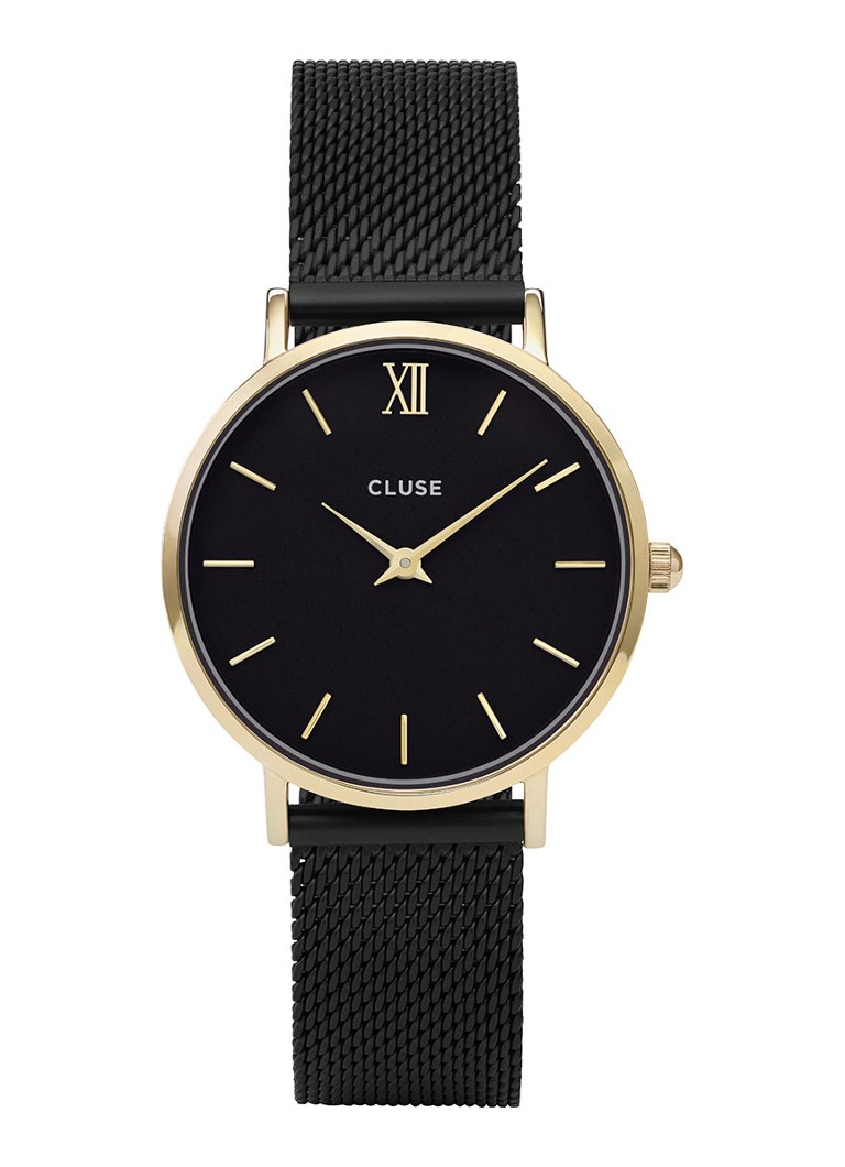 CLUSE - Minuit horloge CW0101203009  - Zwart