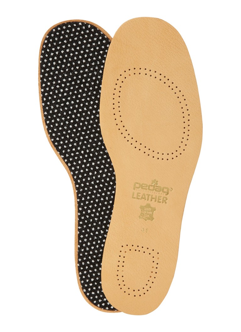 Collonil - Heren leren inlegzooltjes - Beige