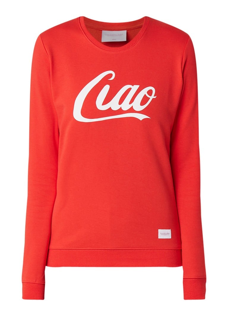 Spiksplinternieuw Colourful Rebel Ciao sweater met opdruk • Rood • de Bijenkorf ZW-32