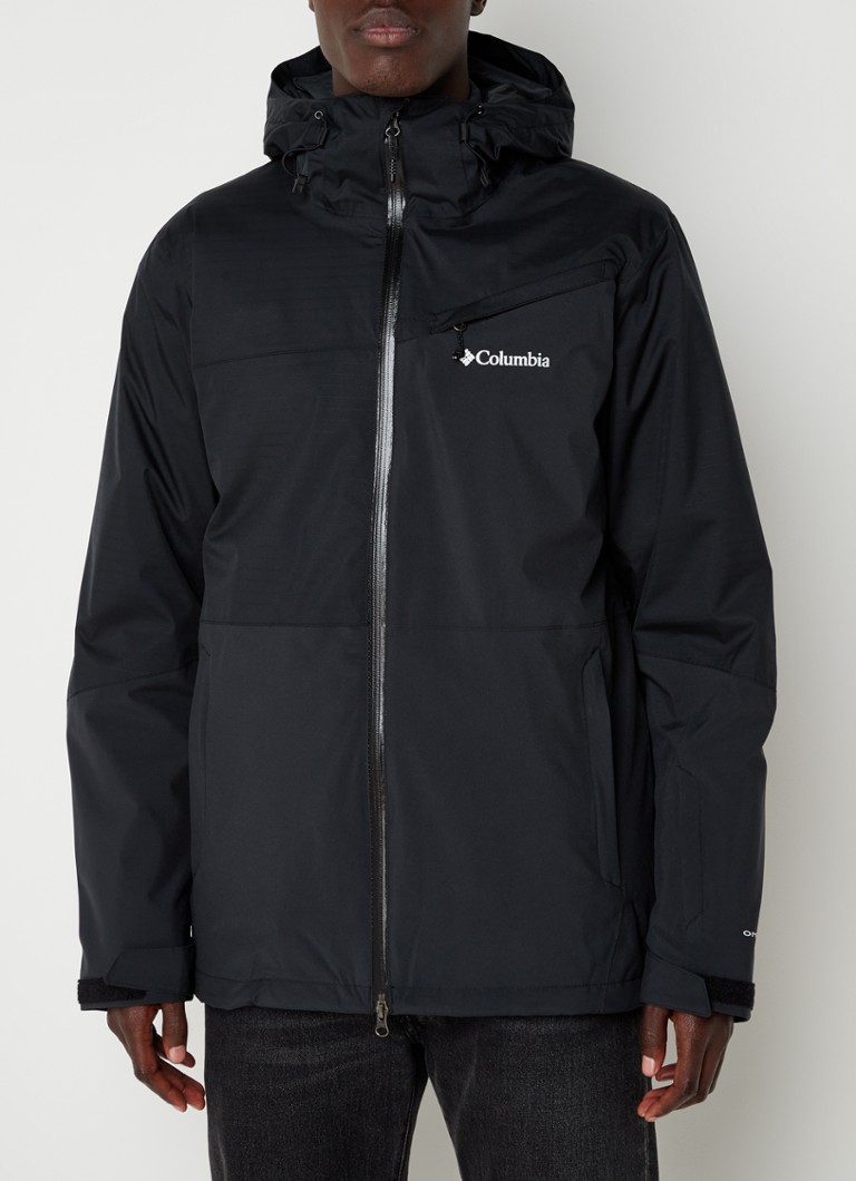 Columbia - Iceberg Point ski-jas met logo en ritszakken  - Zwart