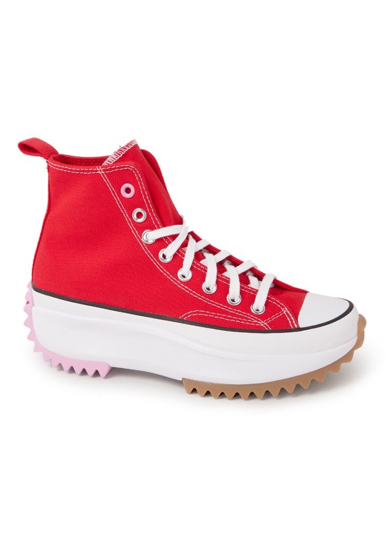 run star hike canvas platform sneakers