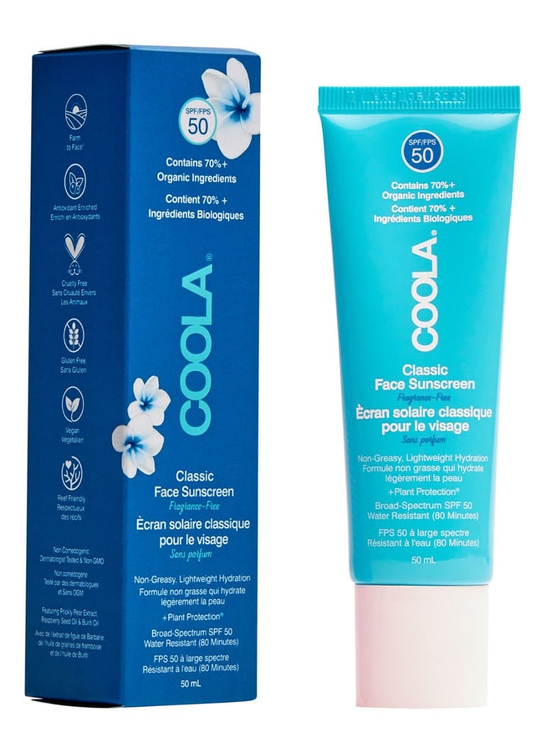 Coola - Classic Body Organic Sunscreen Lotion SPF50 Fragrance Free - zonnebrand - null