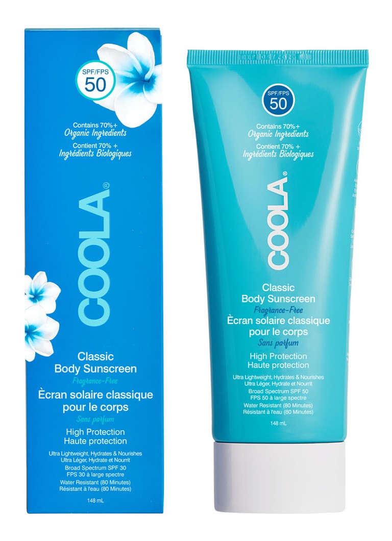 Coola - Classic Body Sunscreen SPF 50 Fragrance Free - zonnebrand - null