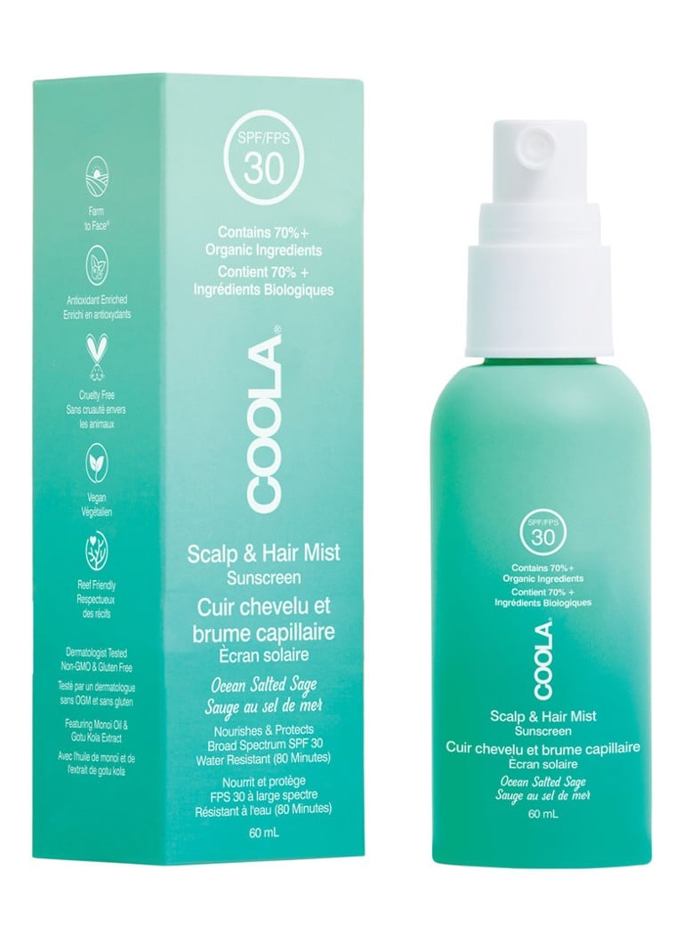 Coola - Scalp & Hair Mist Organic Sunscreen SPF30 - zonnebrand voor het haar - null