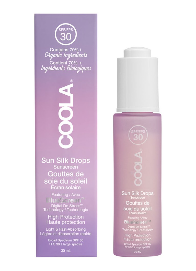 Coola - Sun Silk Drops SPF 30 - zonnebrand voor het gezicht - null