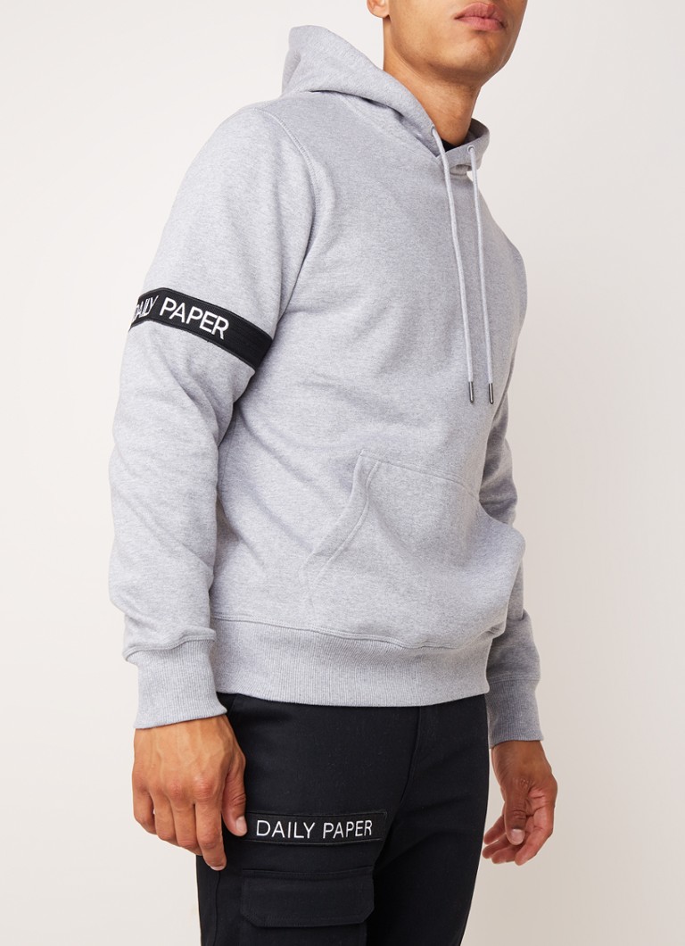 Paper Captain hoodie met logoband • Grijs • de Bijenkorf