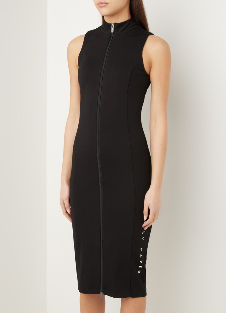 Daily Paper Econ mouwloze kokerjurk met lage col • Zwart • de Bijenkorf Daily Paper Econ mouwloze kokerjurk met lage col • Zwart • de Bijenkorf