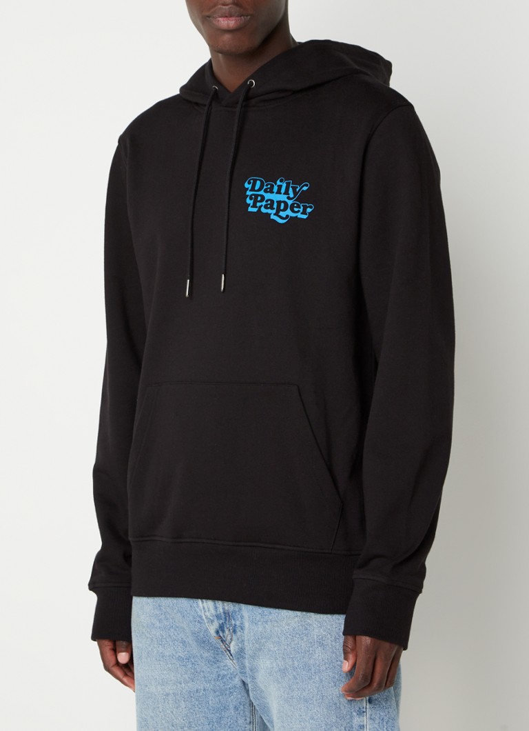 daily paper hoodie zwart