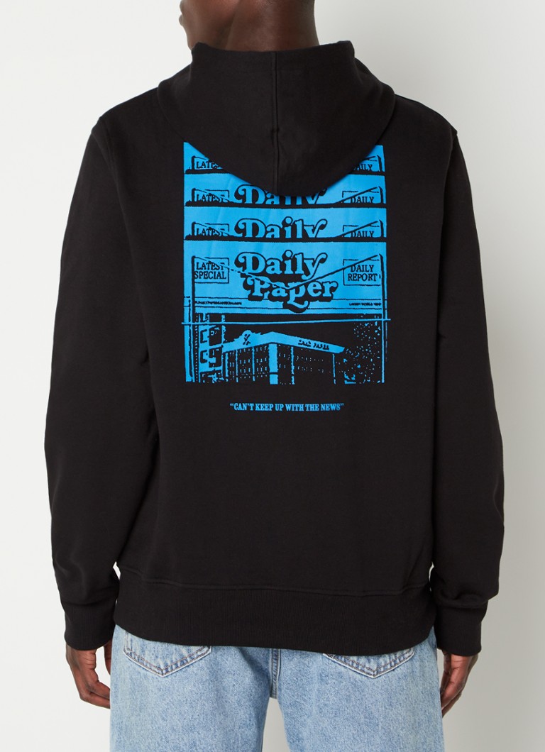 daily paper hoodie zwart
