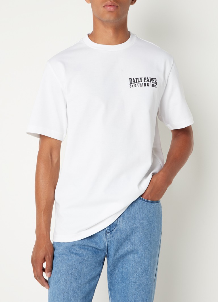 Daily Paper Men's Nerad Scattered Logo T-Shirt in White Daily Paper