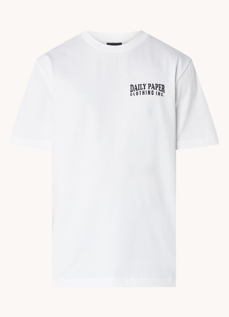 Daily Paper Men's Nerad Scattered Logo T-Shirt in White Daily Paper