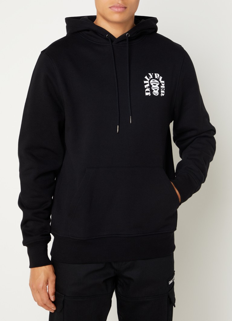 daily paper hoodie zwart
