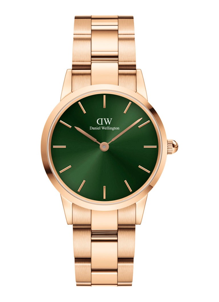 Daniel Wellington - Iconic Emerald horloge DW00100419 - Roségoud