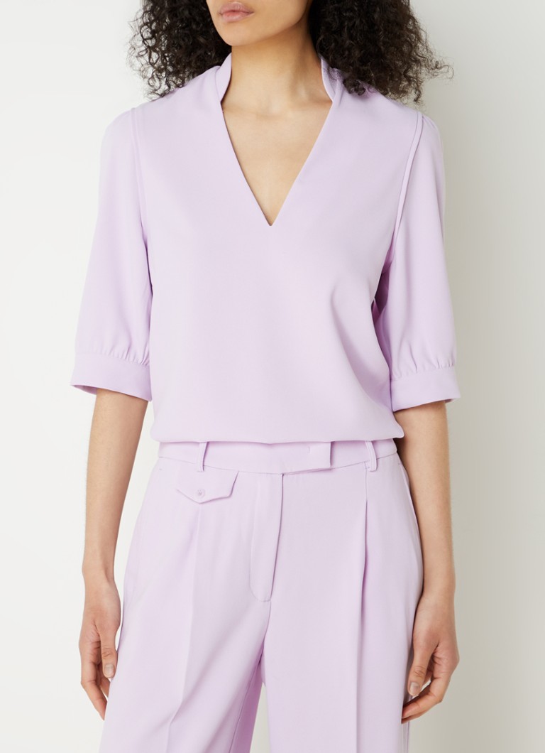 Paris Top in Lilla and Acqua