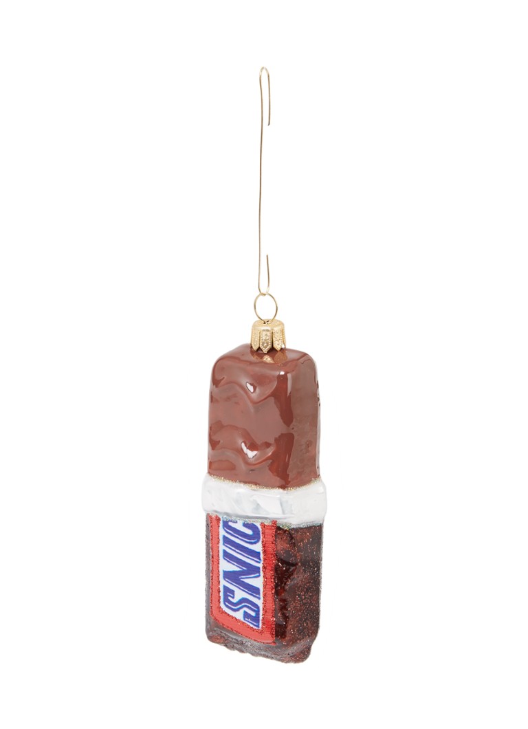 de Bijenkorf Home - Chocoladereep kersthanger 9,5 cm - Bruin