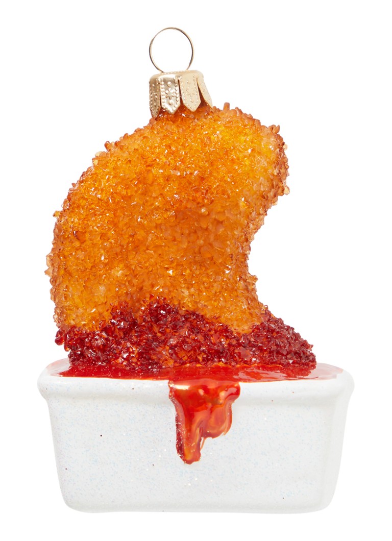 de Bijenkorf Home - Kipnugget kersthanger 8 cm - Oranje