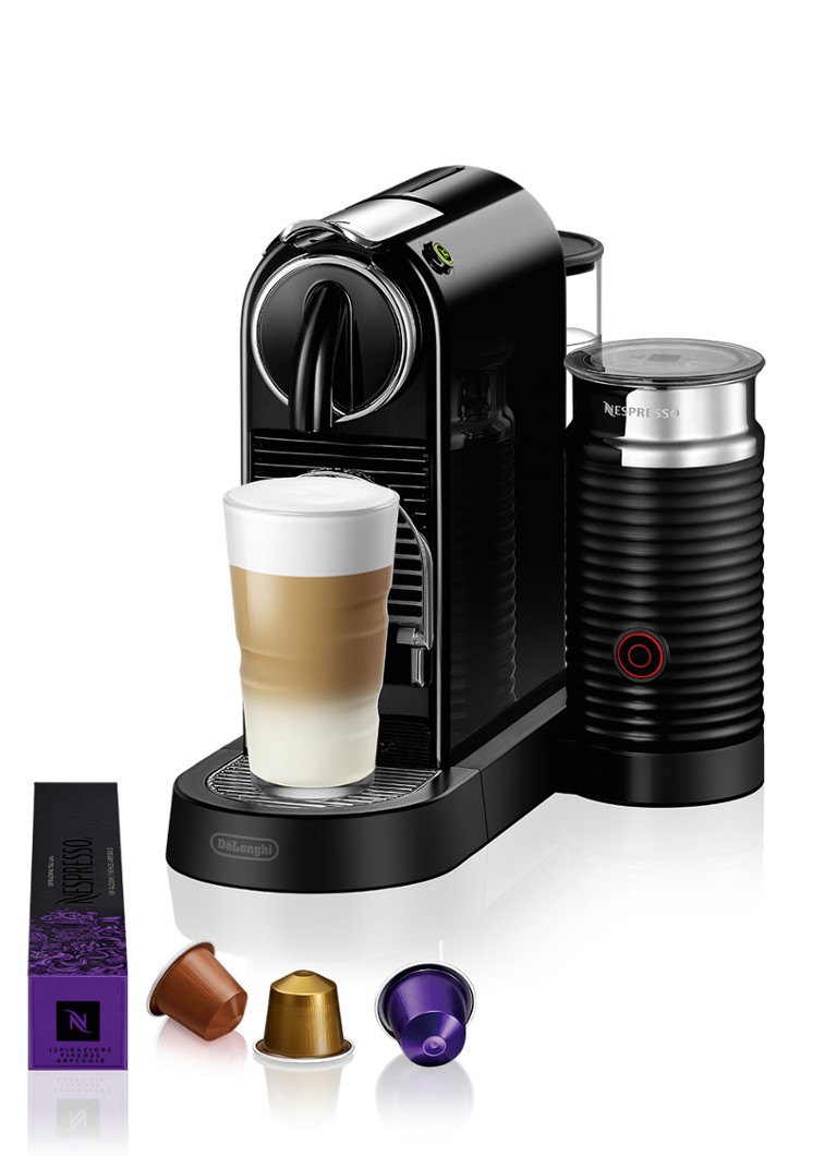 DeLonghi - Citiz & Milk Nespresso Koffiecupmachine - Met melkopschuimer - EN267.BAE - Zwart