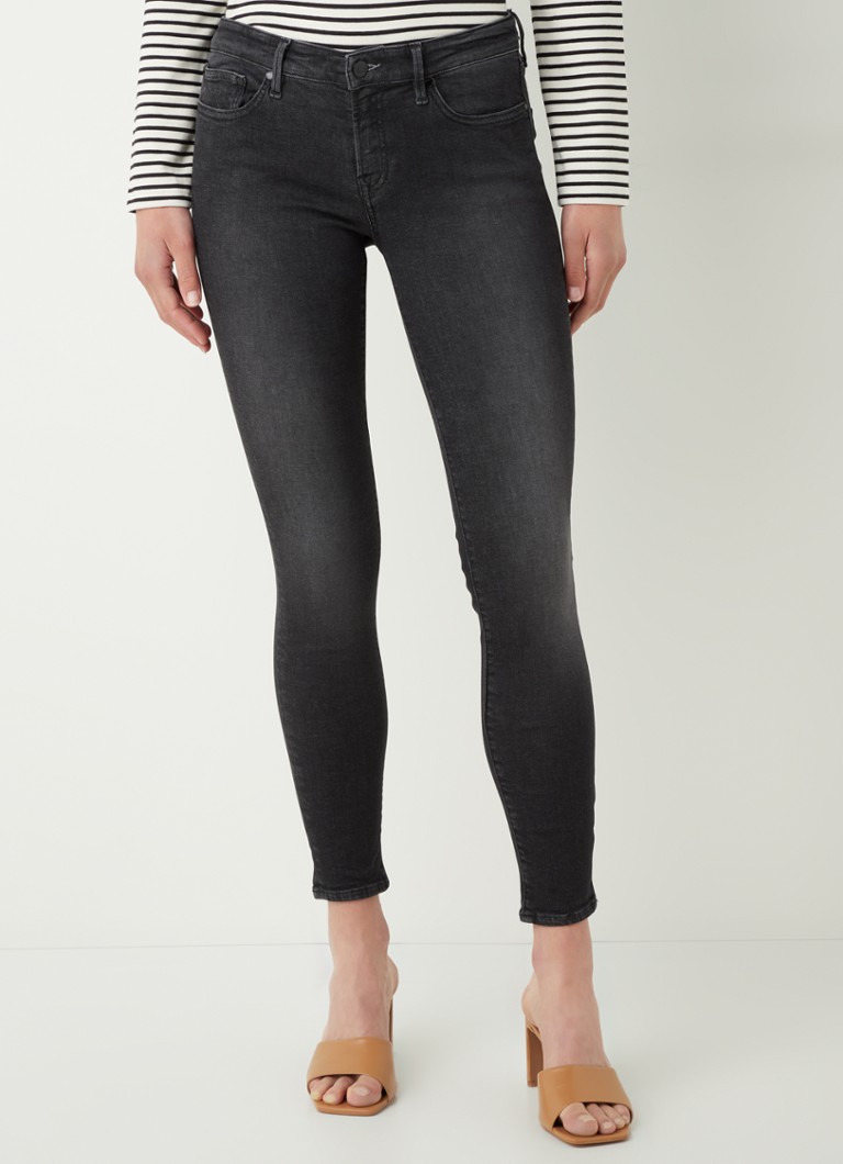Denham Spray low waist skinny jeans met strech • Antraciet • de Bijenkorf