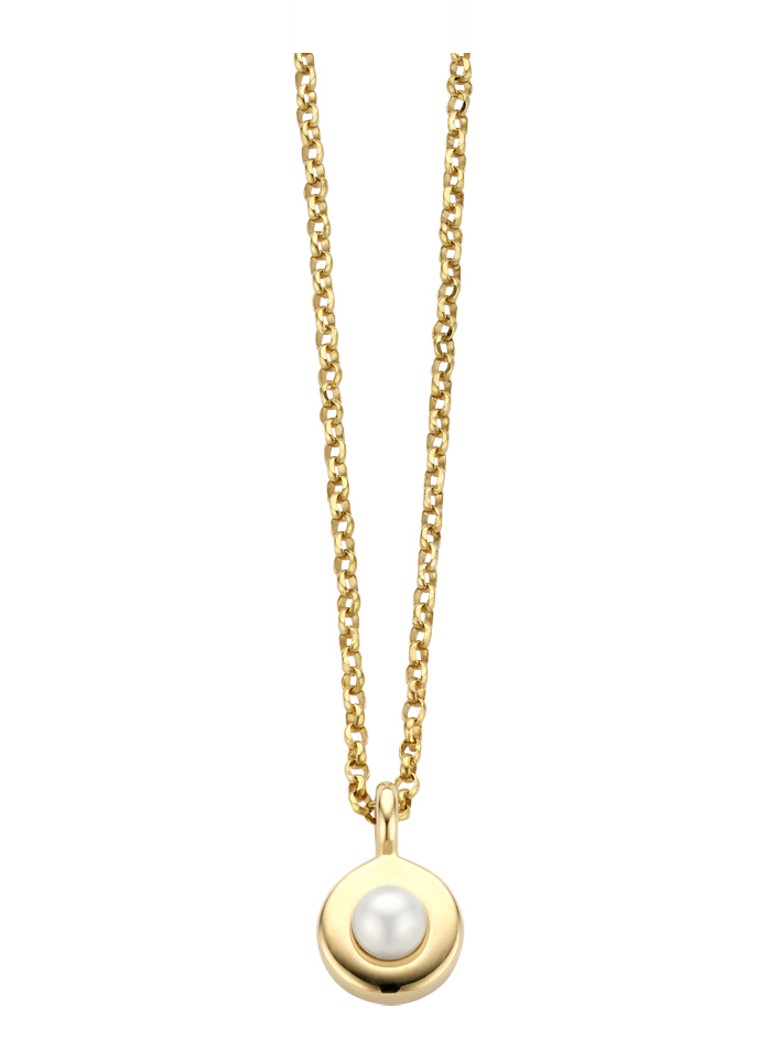 Diamond Point - Birthstones gouden hanger Juni - Goud