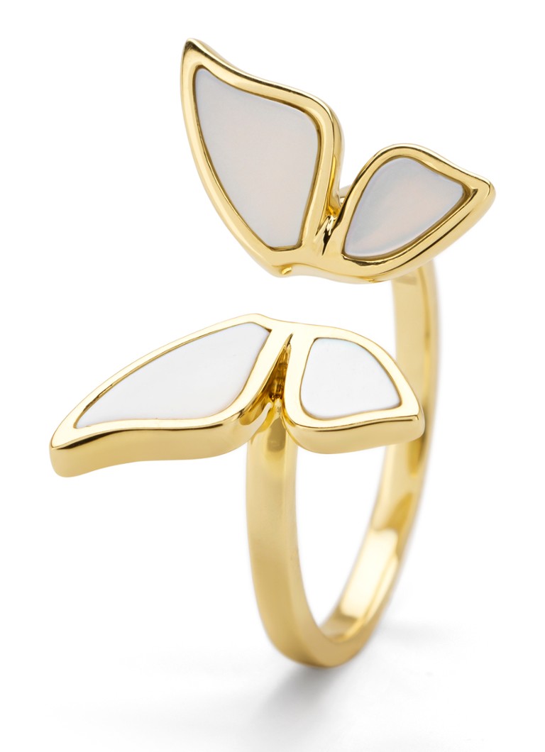 Diamond Point - Geelgouden ring Butterfly Kisses - Geelgoud