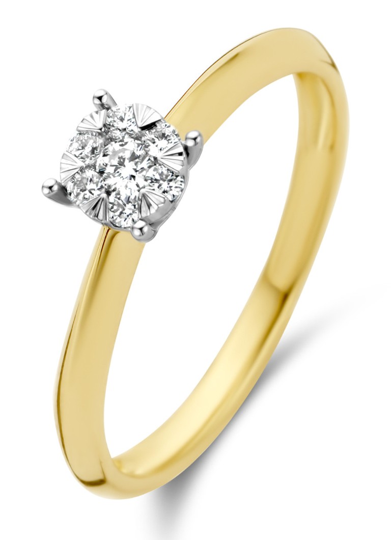 Diamond ring 0.17 diamant • Goud • de Bijenkorf