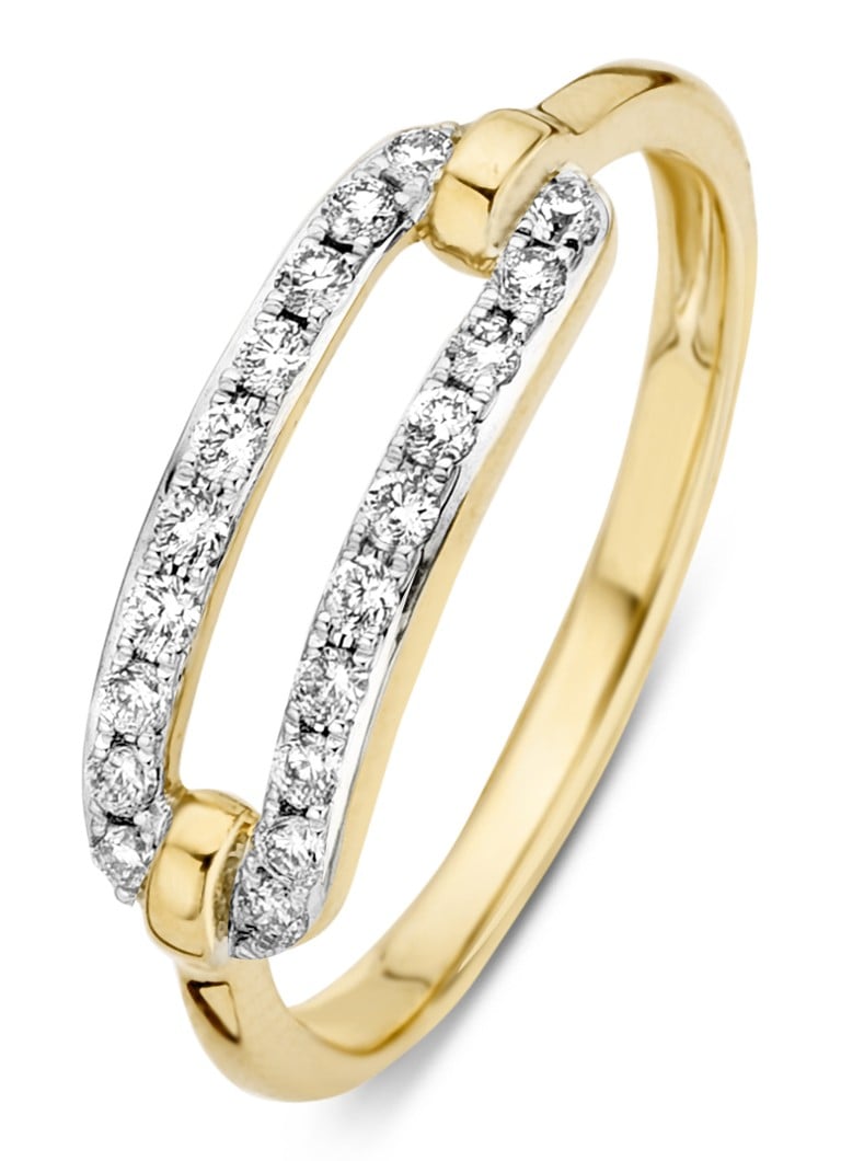 Wonderbaarlijk Smelten richting Diamond Point Gouden ring 0.22 ct diamant Alliance • Goud • de Bijenkorf