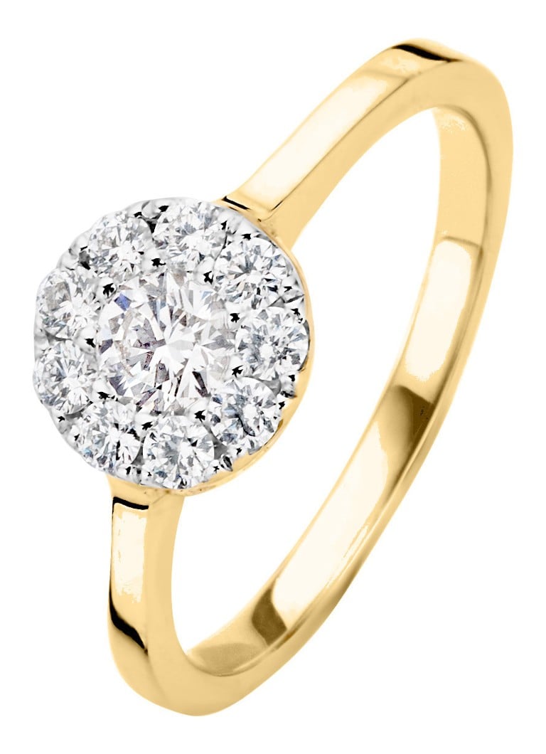 Tranen crisis compileren Diamond Point Gouden ring 0.42 ct diamant Hearts & Arrows • Goud • de  Bijenkorf