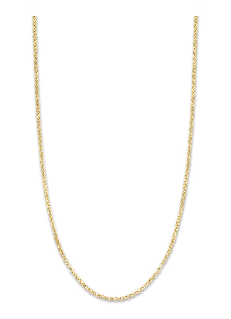 Diamond Point - Timeless treasures geelgouden collier (50cm) - Goud