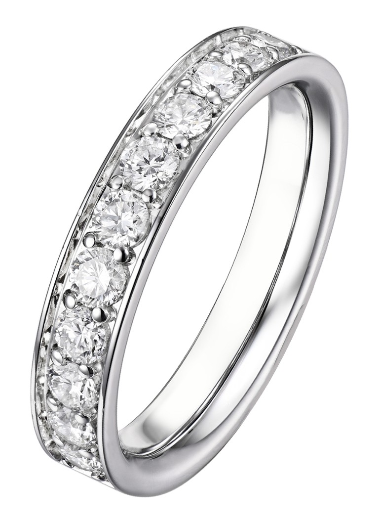 persoon Smederij tuberculose Diamond Point Witgouden ring 1.01 ct diamant Wedding • Witgoud • de  Bijenkorf