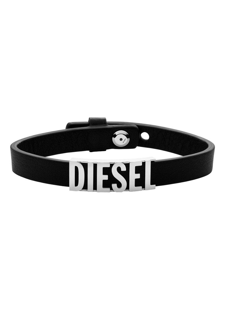 kussen Beheer Vergevingsgezind Diesel Armband van leer DX1346040 • Zwart • de Bijenkorf