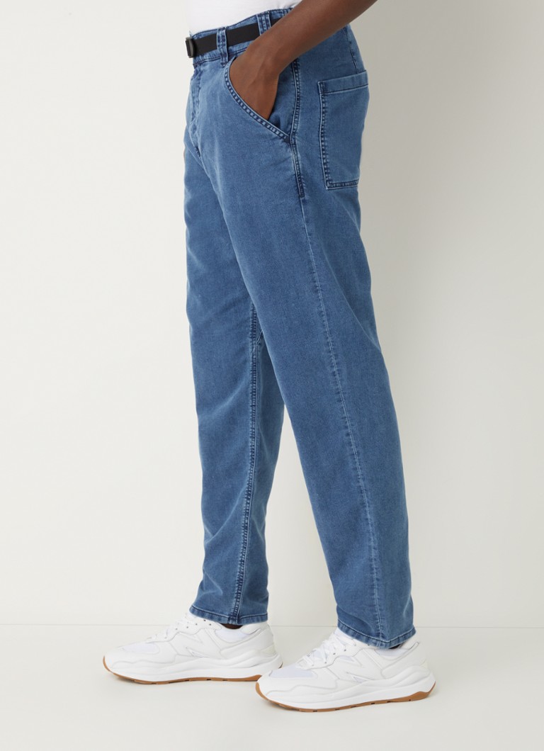 toevoegen Ontslag element Diesel D-Krooley tapered jogg jeans in lyocellblend met ceintuur • Indigo •  de Bijenkorf