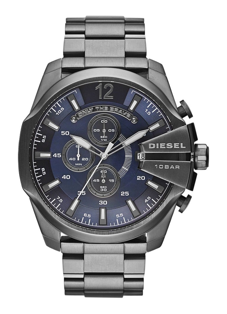 Diesel - Horloge Mega Chief DZ4329 - Grijs