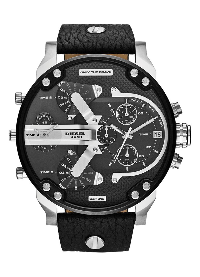 Diesel - Horloge Mr. Daddy 2.0 DZ7313 - Zwart